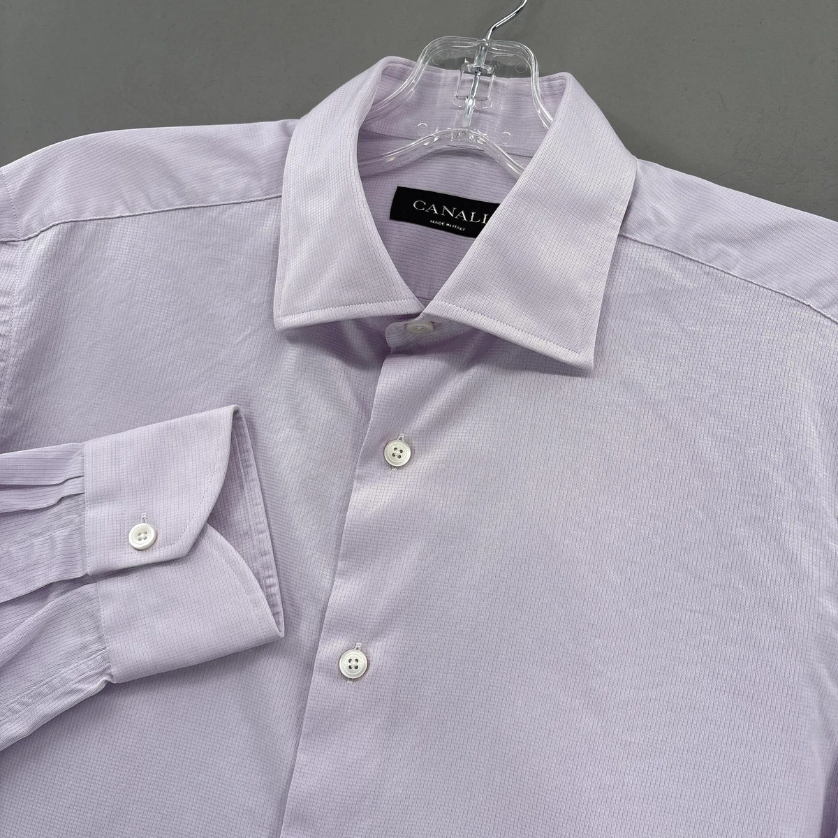 Canali Long Sleeve Dress Shirts for Men for sale | eBay