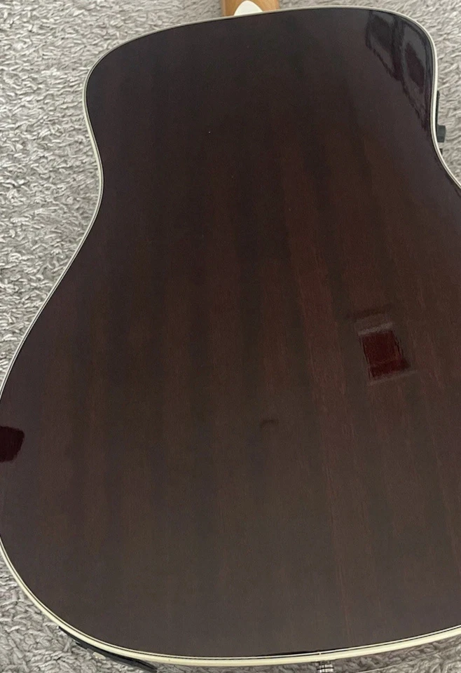 Guitarra Eléctrica Acústica Fender Alkaline Trio Malibu California Series Caoba Foto 3 de 3