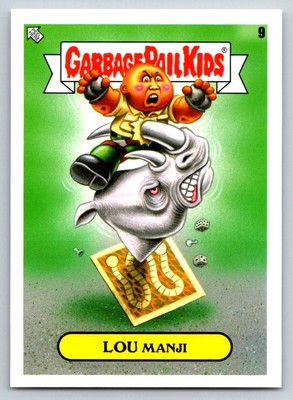 2022 Topps Garbage Pail Kids: Book Worms #9 Lou Manji Gross Adaptations