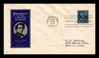 DR JIM STAMPS US COVER FRANKLIN PIERCE PRESIDENTIAL SERIES FDC SCOTT 819 IOOR