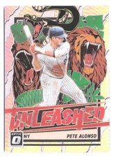 2021 Donruss Optic #UNL4 Pete Alonso Unleashed Holo