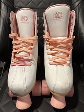 Roller Derby Women's Pixie Pink White Roller Skates - Size 7-10