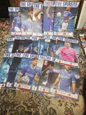 Complete set of 22 Chesterfield Programmes , Covid Season 2020/21.