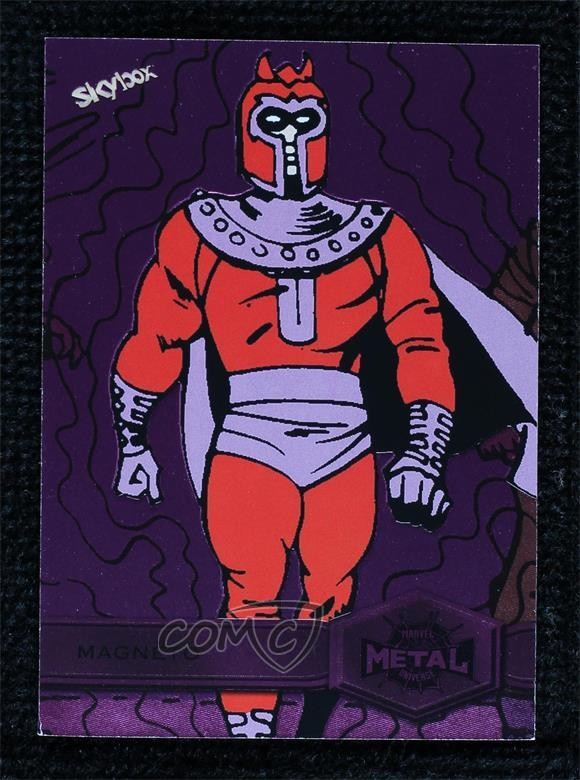 2022 Marvel Metal Universe Spider-Man Pink Light FX 44/75 Magneto #147 0i47