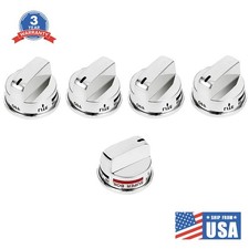 4 Pcs EBZ37189611  EBZ37189609 Gas Stove Burner Knobs Replace For LG Range