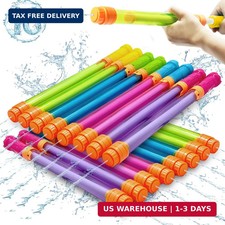 Water Soaker Blaster, 16 Pack Pool Water Guns Bulk, 35 ft Range Squirt G