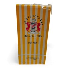 Giorgio Beverly Hills Extraordinary Cologne For Men 4oz New Open Box Classic