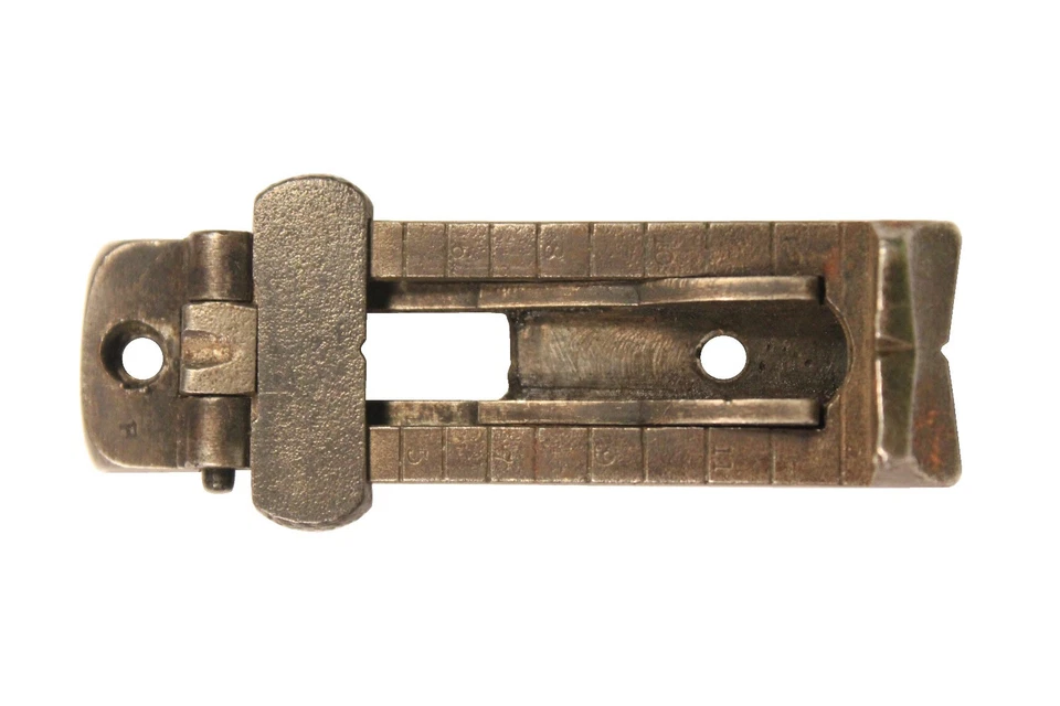 Original British Long Lee Enfield MLE Magazine Lee Enfield Rifle Rear Sight 1895 Foto 4 de 4