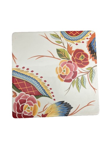 VIDA by Eva Mendes for ESPANA Rose Print Large Square Tile Trivet 9” HTF Rare - Picture 2 of 12