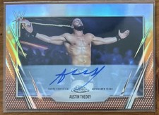 2026 Topps Chrome WWE Austin Theory Orange Auto #d 11/25