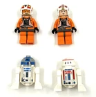 Lego Luke Skywalker R5-D8 R2D2 Mini figures Star Wars 9493 Lot