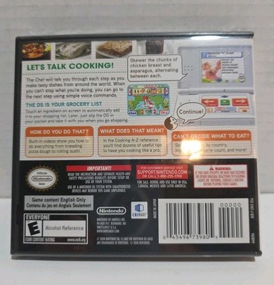 Personal Trainer: Cooking (Nintendo DS, 2008) for sale online | eBay