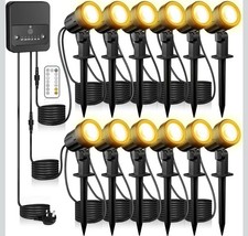 Linke Garden Spotlights 12-in-1 LED Landscape Lights – Cold & Warm White