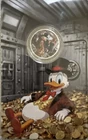 Scrooge McDuck 3 Grams . 999 Fine Silver Mintage Of 3000 Round Carded In Capsule