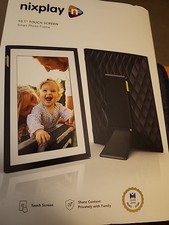 NEW Nixplay 10.1" Touch Screen SMART PHOTO FRAME Black Classic Mat Wi-Fi HD W10P