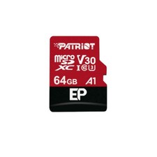 Patriot EP V30 A1 64GB Micro SDXC Card  Adapter