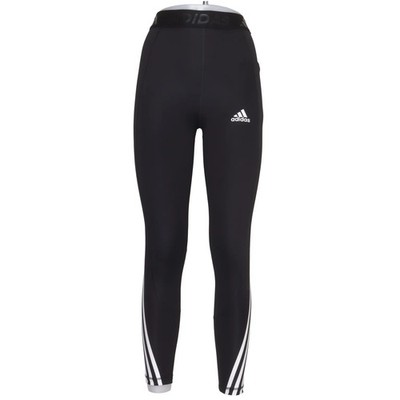 Adidas, Sportleggings, Größe: 32/34, Techfit Primegreen, Schwarz/Weiß #jpM