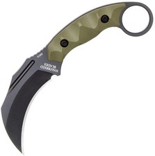 Halfbreed Blades Close Quarters Battle OD Green K340 Fixed Blade Knife CQB02POD