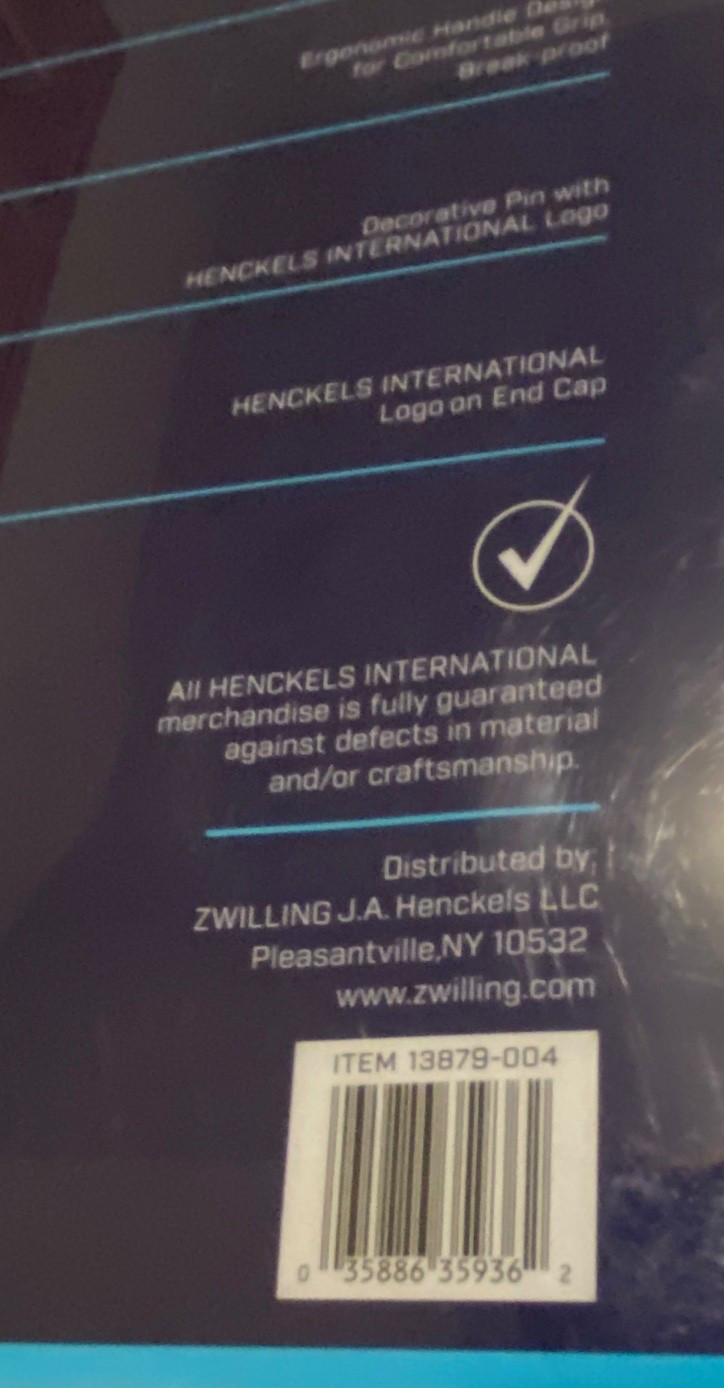 Henckels Forged Elite 4-Piece Steak Knife Set German Stainless Steel- New.