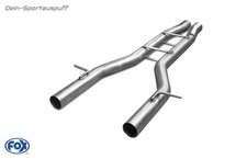 Fox Edelstahl Mittelschalldämpfer-Soundrohr (Soundrohr) Audi A8 4E Typ D3