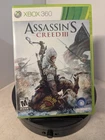 Assassin's Creed III (Microsoft Xbox 360)  Tested/Working!!  Complete CIB!!