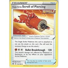 154/198 Single Strike Scroll of Piercing | Uncommon Pokemon Card Chilling Reign
