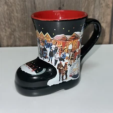 Christkindlmarket 2024 Chicago Christmas Market BLACK Boot Mug Cup