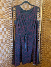 Tommy Hilfiger Black and Red Polka Dot Dress Ribbon Belt Size 14