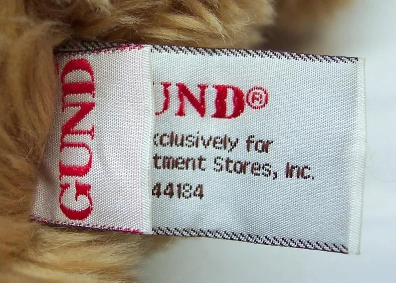 Vintage GUND Big Chubby Brown Teddy Bear 14" Plush Stuffed Animal Toy Kohl's - Image 4 of 4