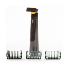 USB Rechargeable Wireless Handheld Hair Beard Shaver Trimmer With Brush&Cable