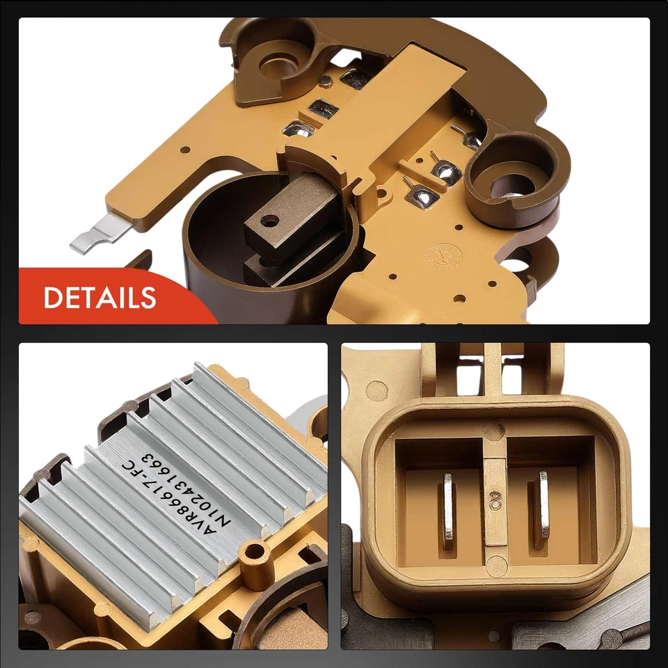 Regolatore alternatore regolatore generatore per Mazda 929 III HC MPV I LV RX-7 2 FC - Immagine 2 di 4