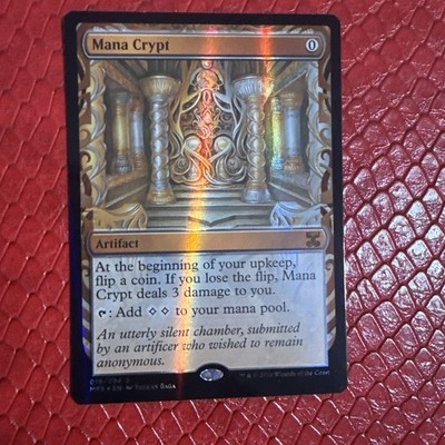 FOIL Mana Crypt (LP) Masterpiece Series Kaladesh Inventions MTG Magic Gathering
