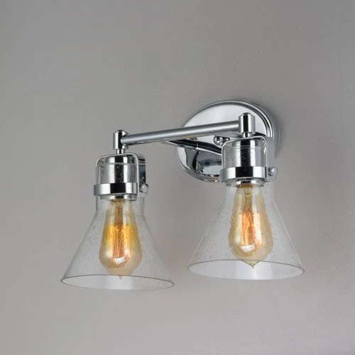 Maxim 26112 Seafarer 15" Seedy Glass Bathroom Light - Picture 3 of 13