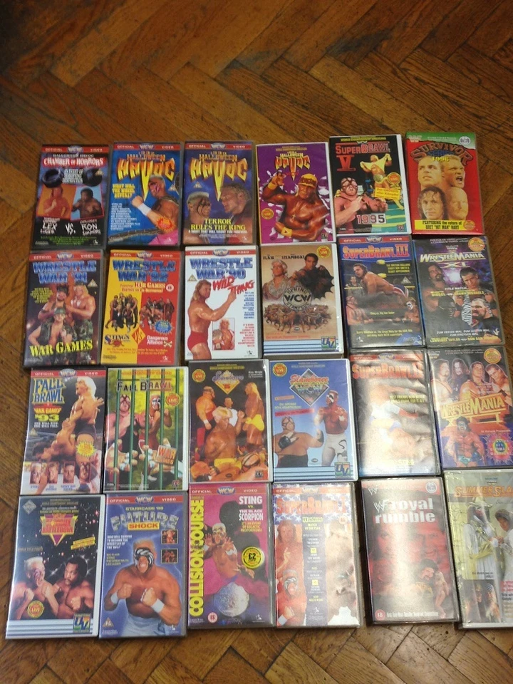 WRESTLING VIDEOS auf VHS WCW Fall Brawl Slamboree Havoc Superbrawl Rumble lot ua - Bild 1 von 1