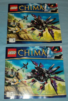 Lego 70012 Legends Of Chima Razar's Chi Raider Book 1 & 2