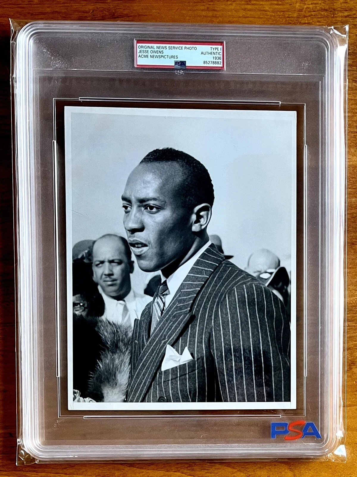 1936年 タイプ1 写真 PSA Jesse Owens ベルリンオリンピック Acme 新聞 オリジナル - 画像1/3