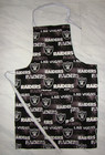 New Las Vegas Raiders Football NFL Team Apron Black Stitching Cotton
