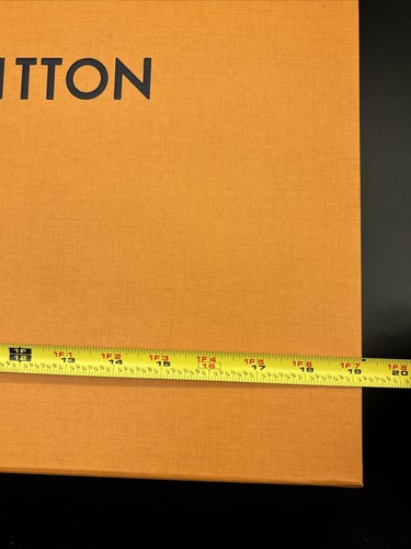 Authentic LOUIS VUITTON LV Gift Extra Large Magnetic Empty Box Only 17.5 X19x3 - Picture 13 of 19