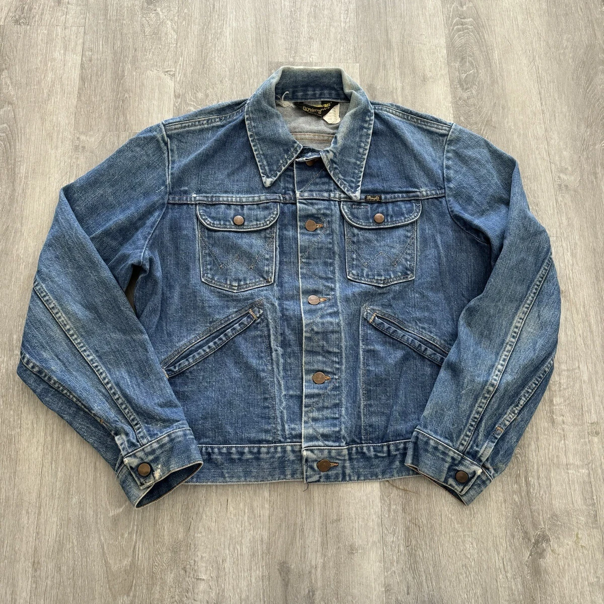 Wrangler selvedge denim jacket cheap