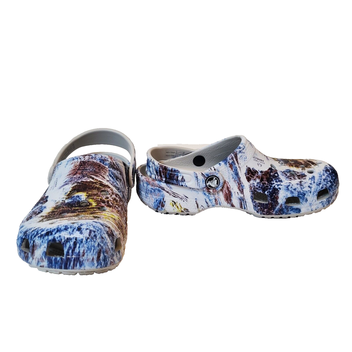 CROCS classic Realtree aspects blue atmosphere camo clogs‎ slip ons crocstm-blue-Classic-Realtree-  main image 4