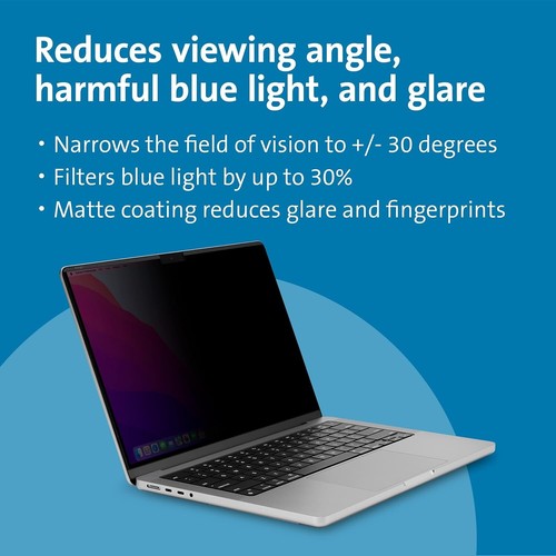 MP14 Magnetic Privacy Screen for 14" MacBook Pro - Anti-Glare & Blue Light Fi... - Picture 6 of 9