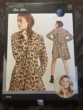 Heidi Klum Animal Print Coat Uk 10 Trench Brand New Sold Out Blogger Trend