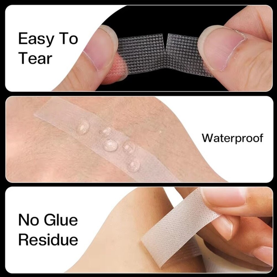 8Rolls Invisible Eyelashes Extension Tape Transparent Lash Lifting