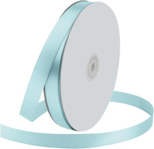 5/8" Wide X 100 Yards Single Face Polyester Satin Ribbon, Satin Ribbon for Craft