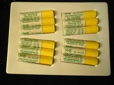 { 12 NEW YELLOW TIPS  TUBES K&E RUWE DRAWING LEADS  580372  .036