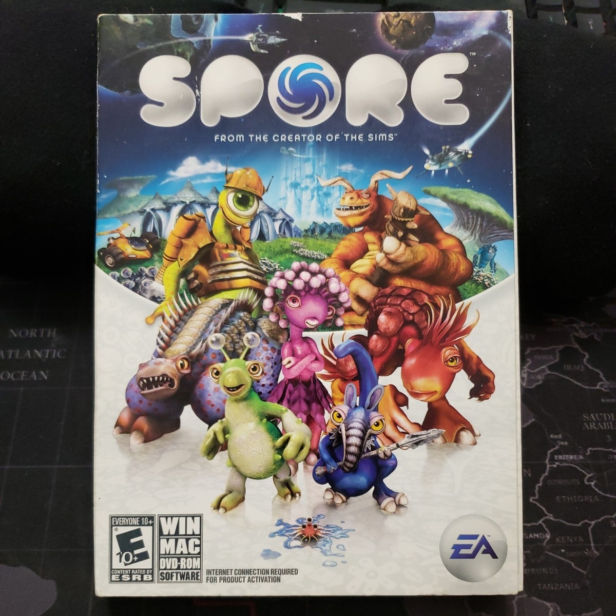 Spore-WIN/MAC DVD-ROM-2008-complete with manual/slipcover-Rated
