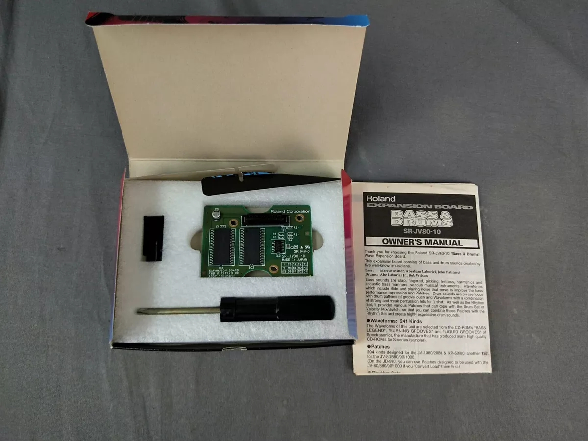 Roland SR-JV80-10 Bass & Drums Expansion Board