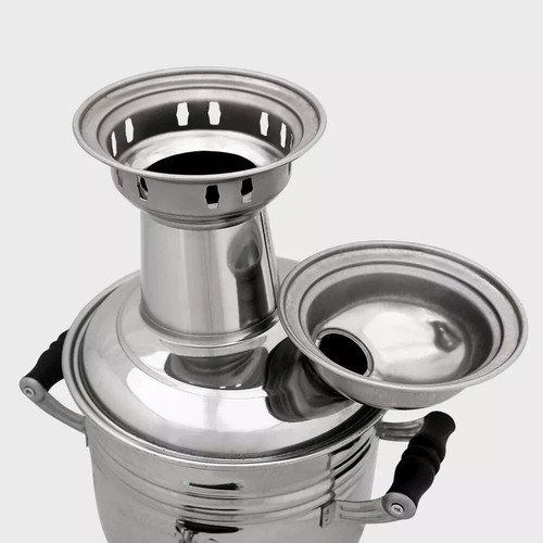 Charcoal / Wood Samovar Camping Water Heater Stove BBQ Tea Kettle & Tent Stove eBay