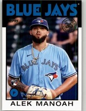 2021 Topps Update Alek Manoah 1986 35th Anniversary #86B-11 Toronto Blue Jays