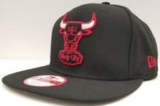 New Era Chicago Bulls Black 9FIFTY NBA Adjustable Snapback Hardwood Classics HWC